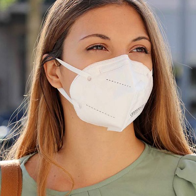 10 x White Premium FFP2 Respiratory Flu Dust Face Masks